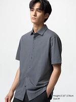 AIRism COTTON FULL OPEN SHORT SLEEVE POLO SHIRT