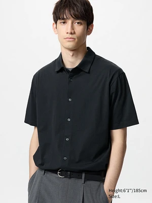 AIRism COTTON FULL OPEN SHORT SLEEVE POLO SHIRT