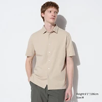 AIRism COTTON FULL OPEN SHORT SLEEVE POLO SHIRT