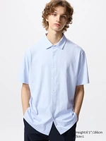 AIRism COTTON FULL OPEN SHORT SLEEVE POLO SHIRT