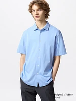 AIRism COTTON FULL OPEN SHORT SLEEVE POLO SHIRT