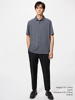 AIRism COTTON FULL OPEN SHORT SLEEVE POLO SHIRT