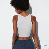 RIBBED CROPPED TANK TOP