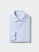 SUPER NON IRON STRIPED SLIM FIT LONG SLEEVE SHIRT