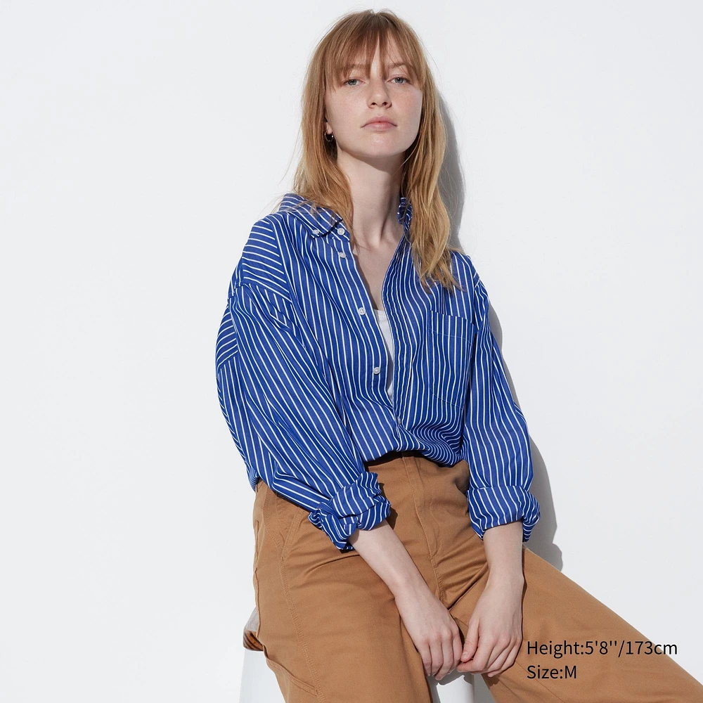 EXTRA FINE COTTON BROADCLOTH LONG SLEEVE SHIRT