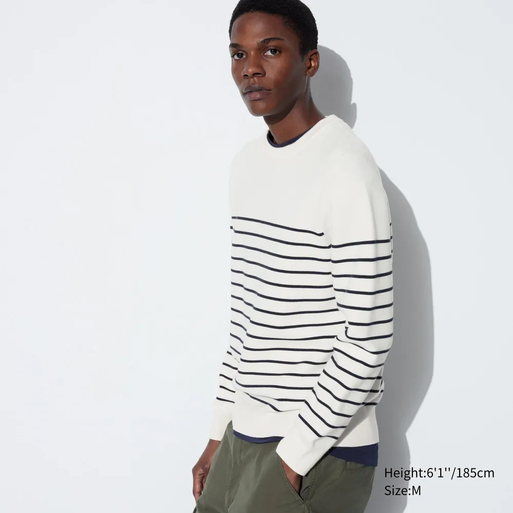 WASHABLE MILANO RIBBED CREW NECK SWEATER