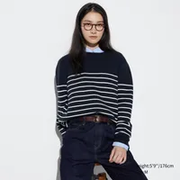 WASHABLE MILANO RIBBED CREW NECK SWEATER