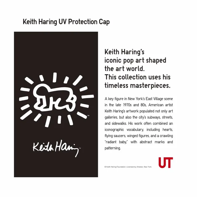 KEITH HARING UT UV PROTECTION CAP