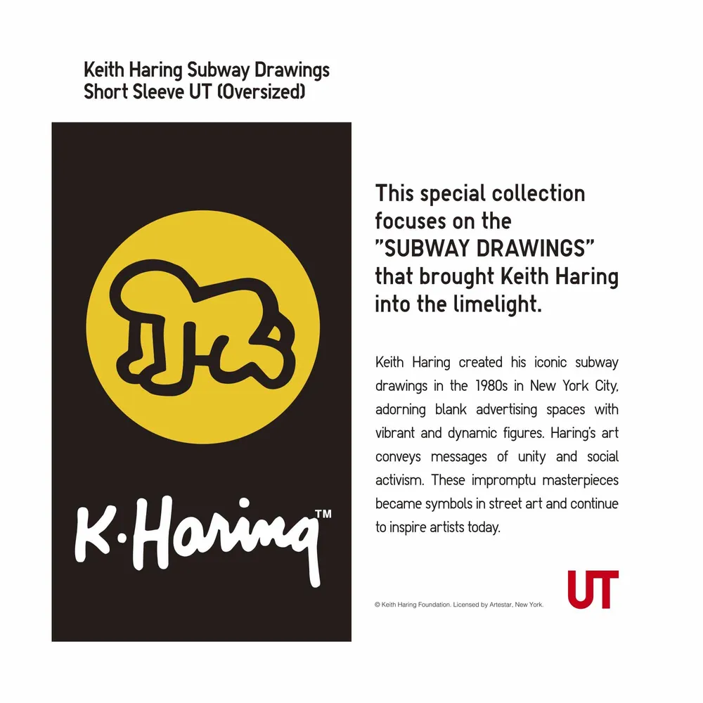 KEITH HARING UT (SHORT SLEEVE GRAPHIC T-SHIRT)