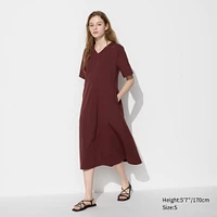 EXTRA STRETCH AIRism HALF SLEEVE DRESS