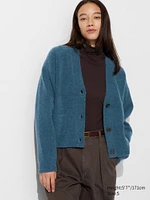 SOUFFLÉ YARN V NECK SHORT CARDIGAN