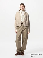 SOUFFLÉ YARN V NECK SHORT CARDIGAN