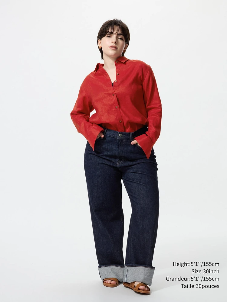 WIDE STRAIGHT JEANS