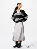 SATIN SKIRT
