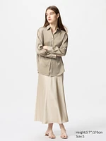 SATIN SKIRT