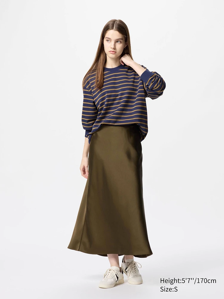 SATIN SKIRT