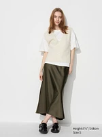 SATIN SKIRT