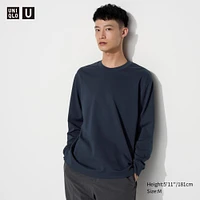 AIRism COTTON CREW NECK T-SHIRT LONG SLEEVE