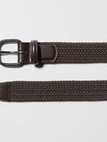 LEATHER COMBINATION MESH BELT