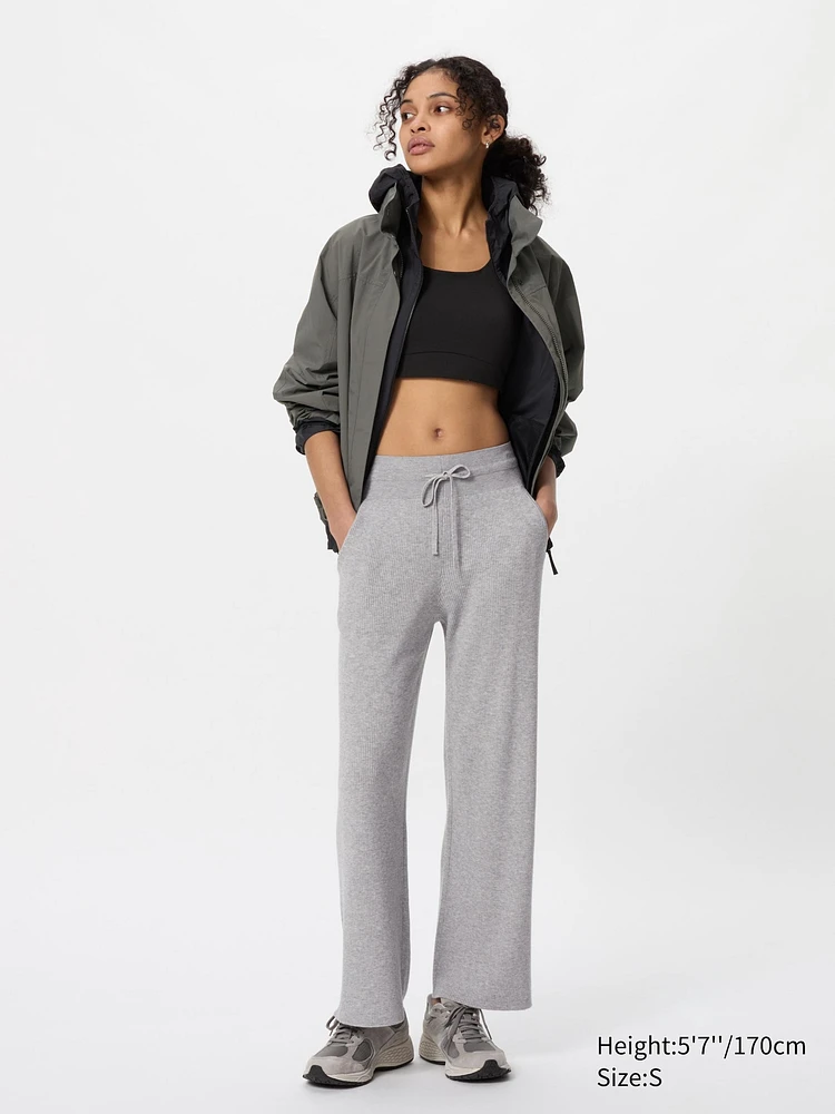 WASHABLE KNIT RIBBED PANTS