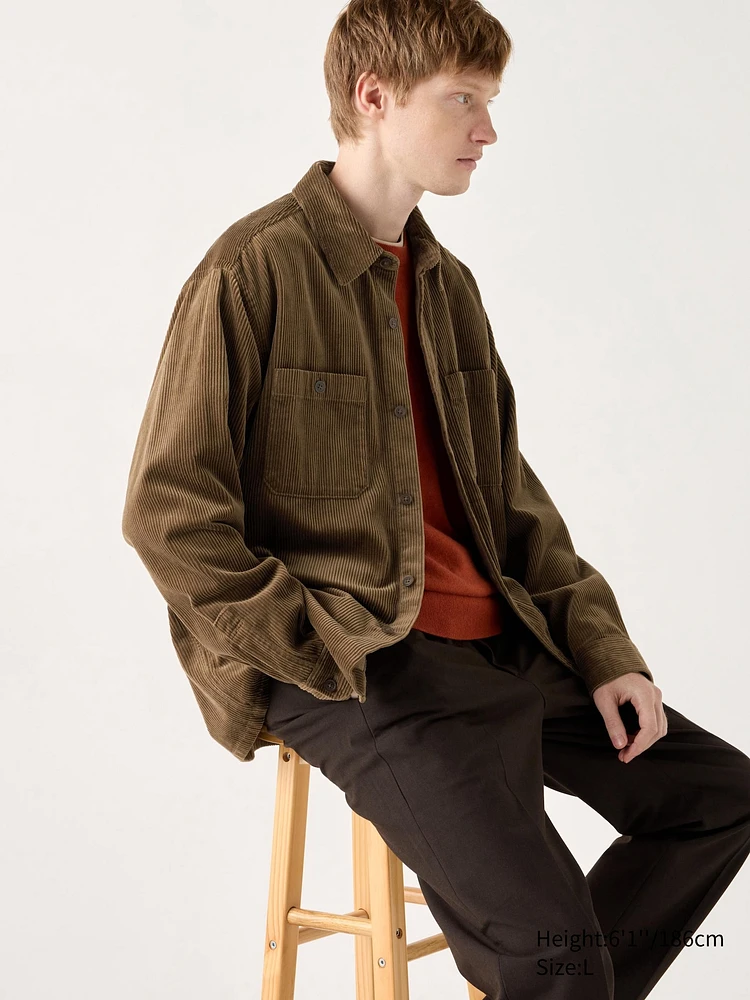 CORDUROY OVER SHIRT LONG SLEEVE