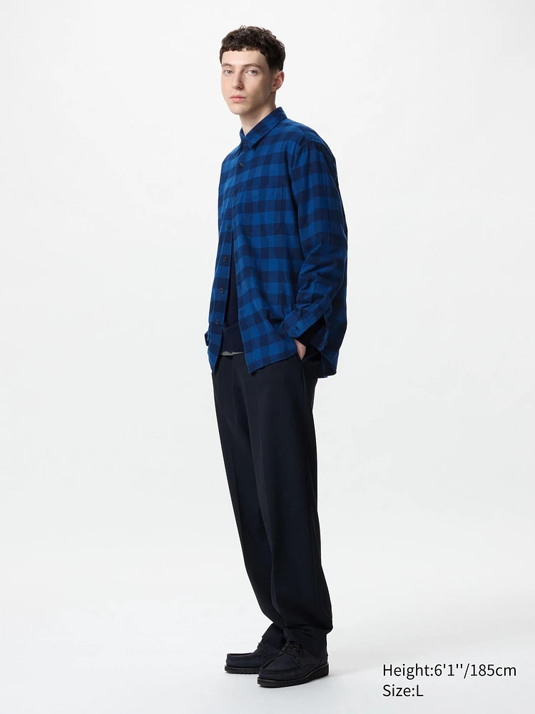 FLANNEL CHECKED LONG SLEEVE SHIRT