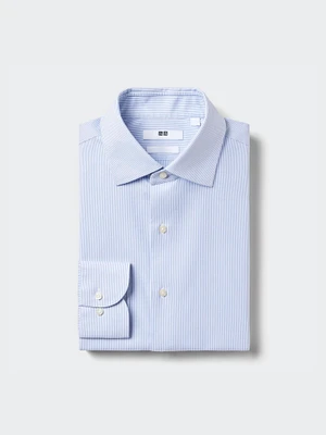 SUPER NON IRON SLIM FIT SHIRT | SEMI-WIDE COLLAR