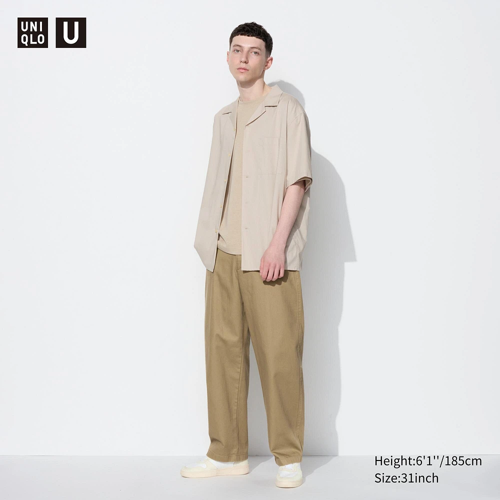 WIDE FIT CHINO PANTS