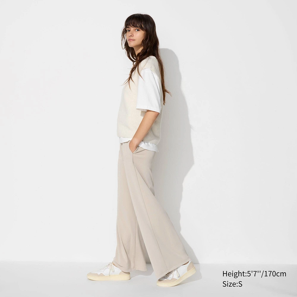 CREPE JERSEY STRAIGHT PANTS