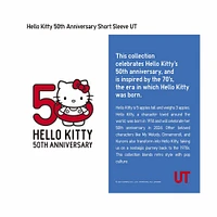 HELLO KITTY 50TH ANNIVERSARY UT SHORT SLEEVE T-SHIRT