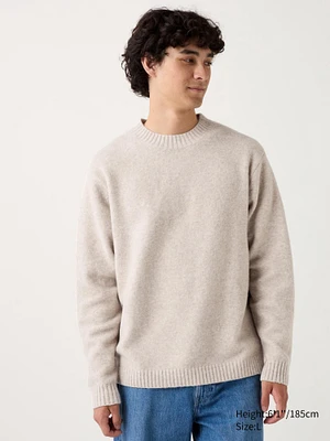 SOUFFLÉ YARN CREW NECK SWEATER