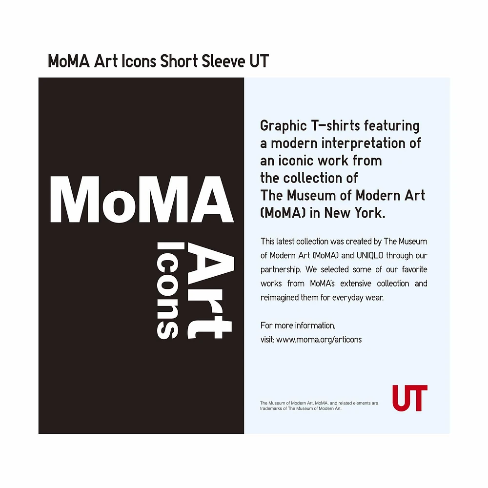 MOMA ART ICONS UT SHORT SLEEVE T-SHIRT