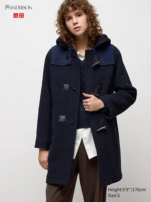 WOOL BLEND DUFFLE COAT