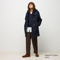 WOOL BLEND DUFFLE COAT