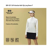 DRY-EX UV PROTECTION HALF-ZIP T-SHIRT