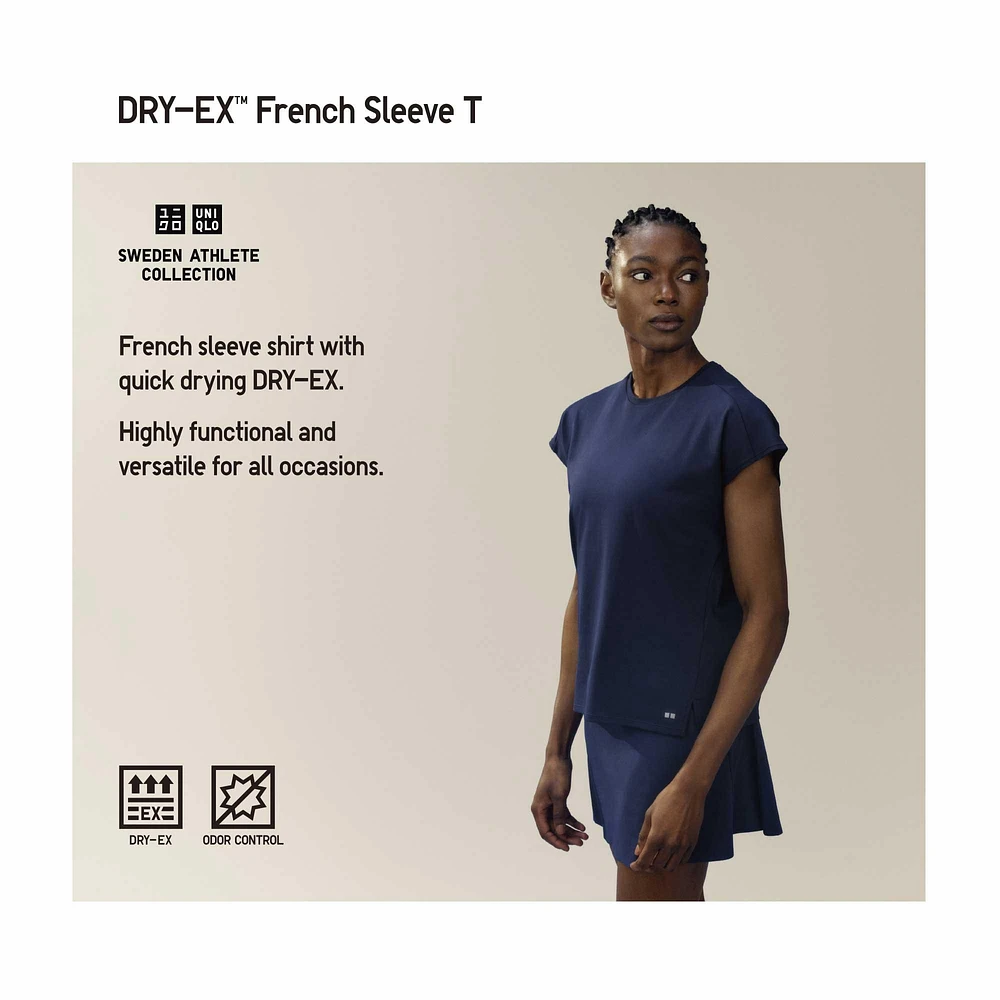 DRY-EX FRENCH SLEEVE T-SHIRT