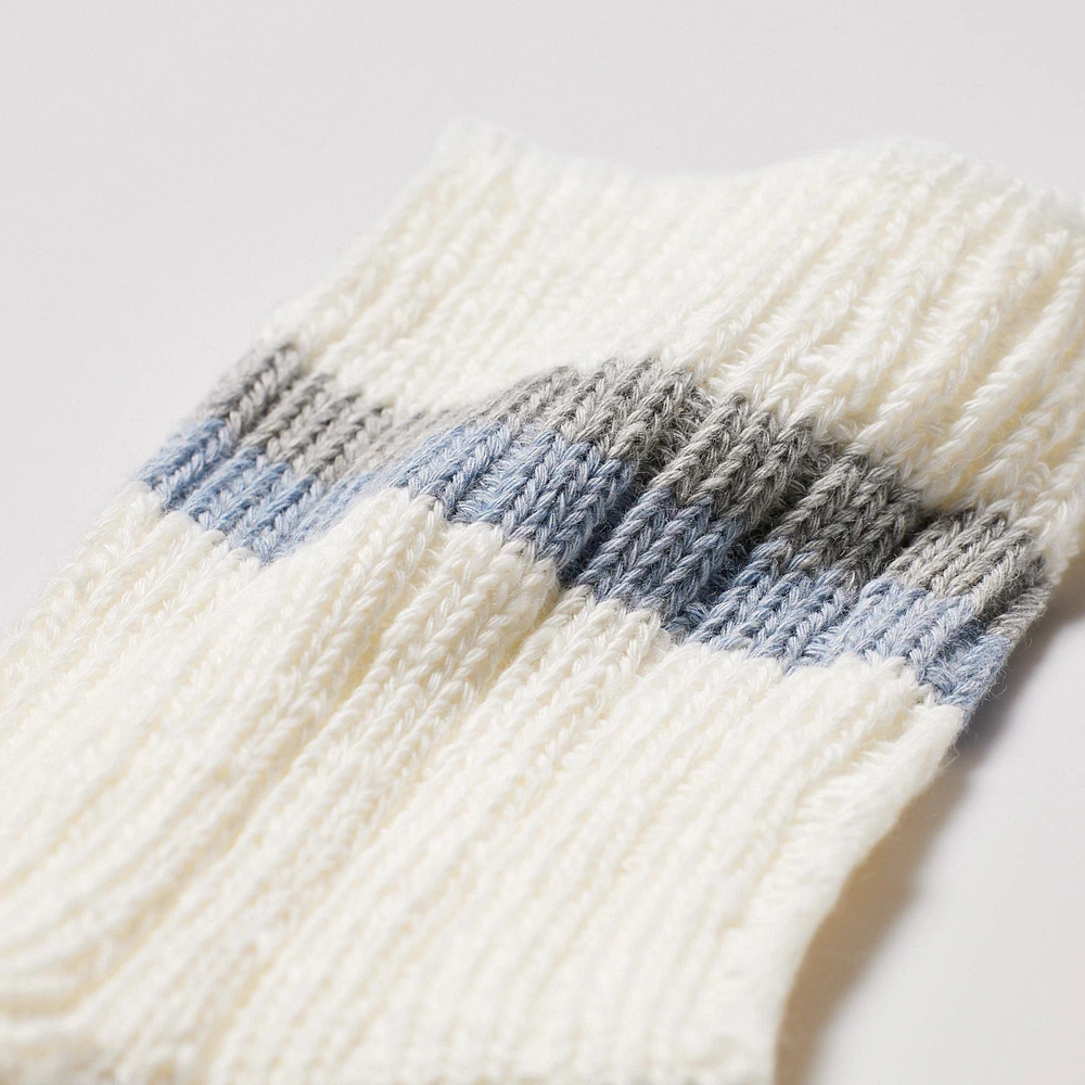 SLUB LINE HALF SOCKS