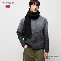 SOUFFLÉ YARN GRADATION CREW NECK SWEATER