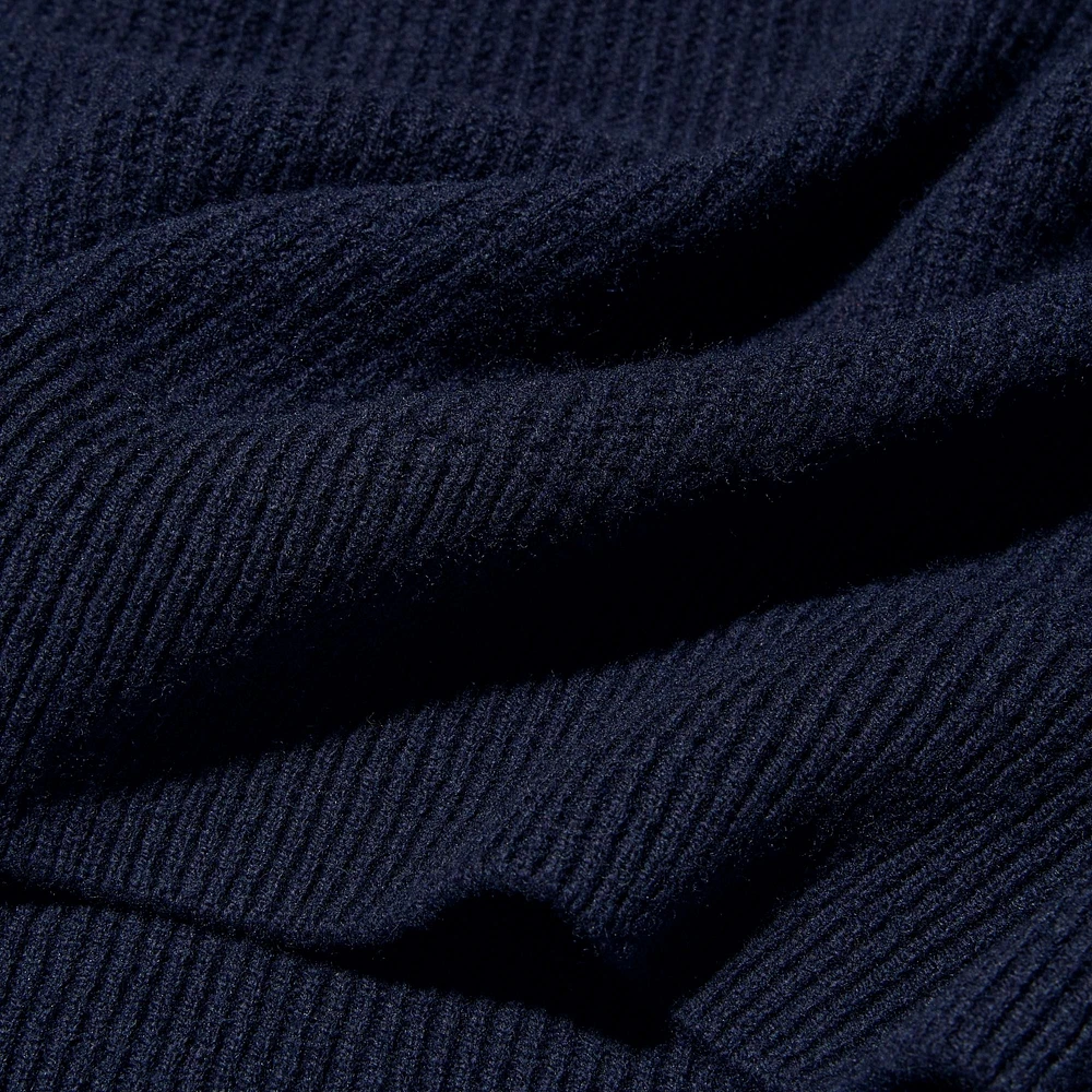 LAMBSWOOL HALF ZIP SWEATER