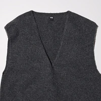 3D KNIT SOUFFLÉ YARN V NECK VEST