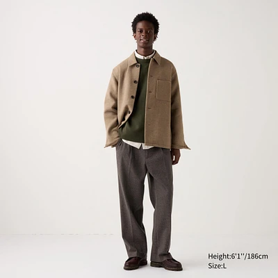 PLEATED WIDE PANTS