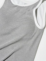 HEATTECH EXTRA WARM RIBBED BRA SLEEVELESS TOP