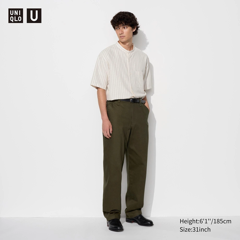 WIDE FIT CHINO PANTS