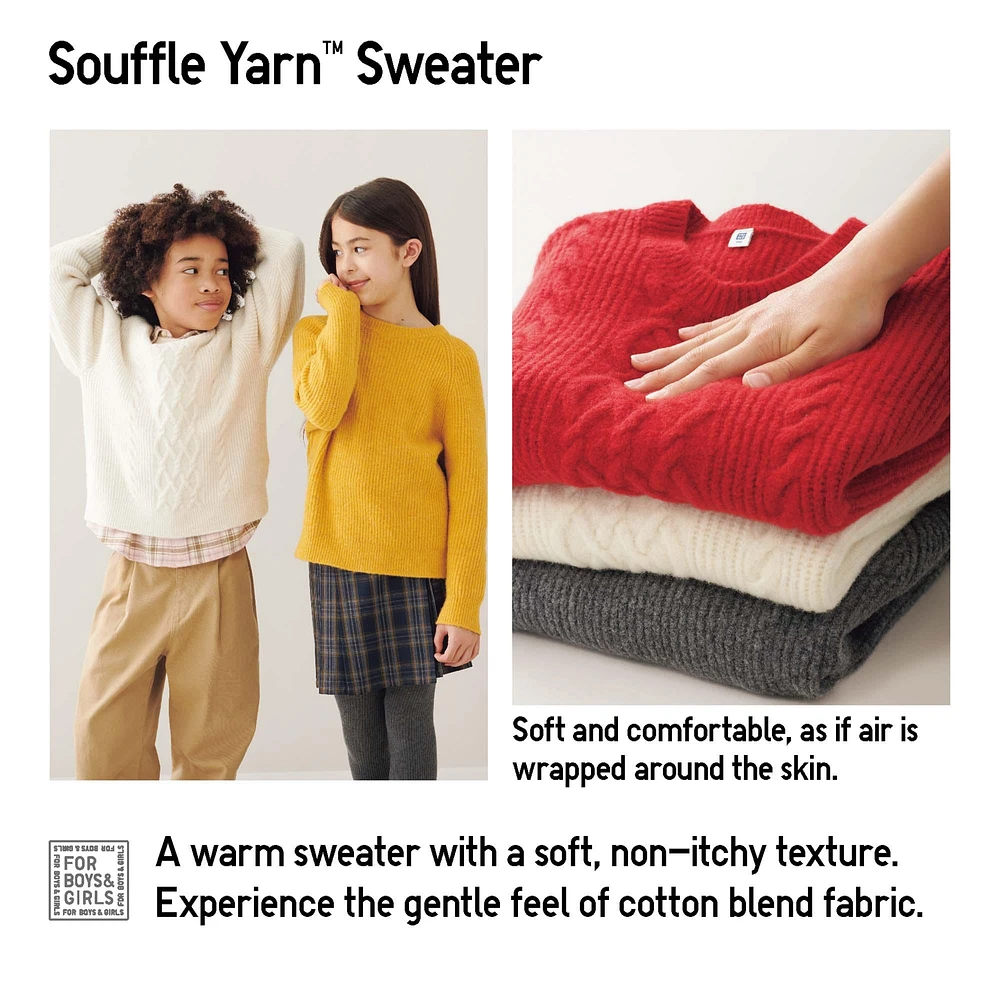 SOUFFLE YARN SWEATER