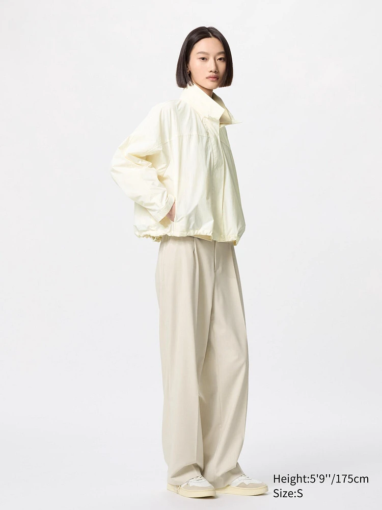 PLEATED WIDE PANTS