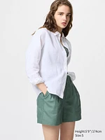 LINEN COTTON SHORTS