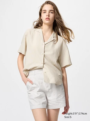 LINEN COTTON SHORTS