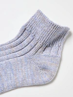 MIX YARN SHORT SOCKS | 3 PAIRS