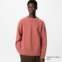 WASHABLE MILANO RIBBED CREW NECK SWEATER