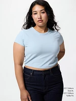 AIRism SOFT CROPPED T-SHIRT